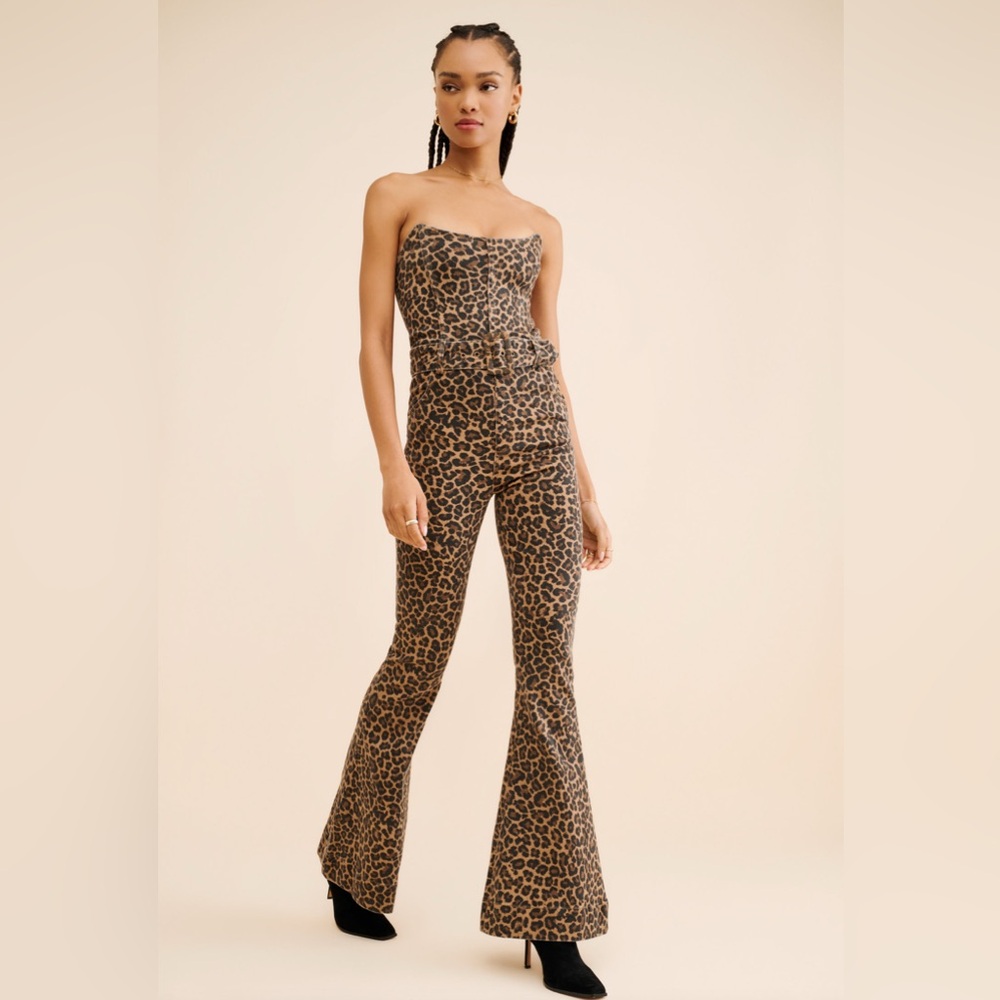 Show Me Your MuMu Leopard Print Jumpsuit